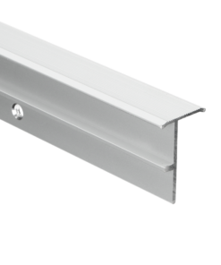 Marche d'escalier pour nez libre 26 mm argenté