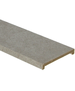 Moulure en U béton gris 8 x 68