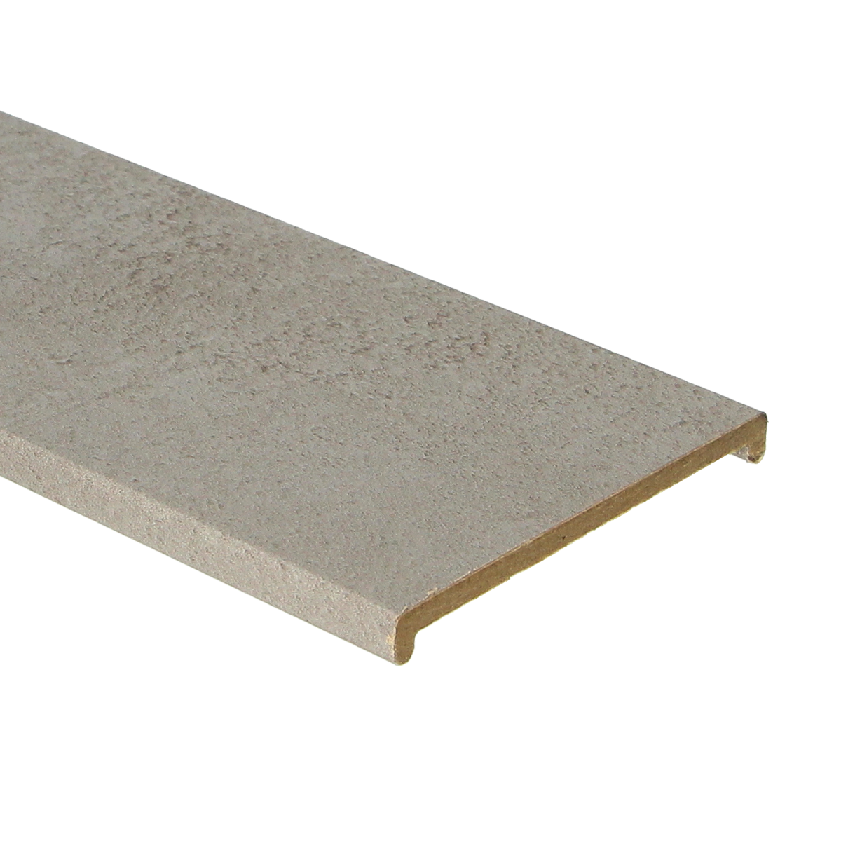 Moulure en U béton gris 8 x 83