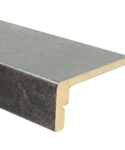 Pièce d'extrémité CPL Uniclic en acier noir 278 x 13,2 cm