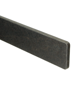 Profil de couverture latérale 10x70 en acier noir (50 cm)