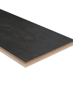 Stratifié acier noir 8x190x1380mm (R10)