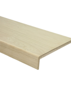 Marche de sortie en chêne naturel 138x28 cm