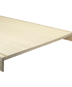 Pas mouillé. chêne unb. 138x57cm (2xnose 6cm) + off.