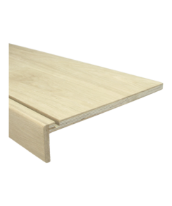 Passerelle en chêne naturel 92x28 cm avec découpe