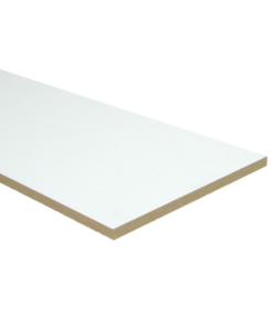 Planche à roulettes blanc apprêté 92 x 18 cm