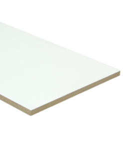 Planche à roulettes blanc apprêté 115 x 18 cm