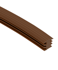 Escalier antidérapant profil en T brun (fraisage en)