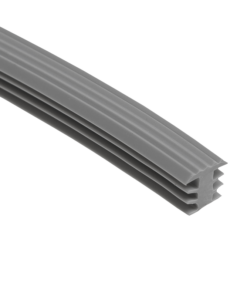 profil en T antidérapant pour escaliers, couleur aluminium (fraisage)