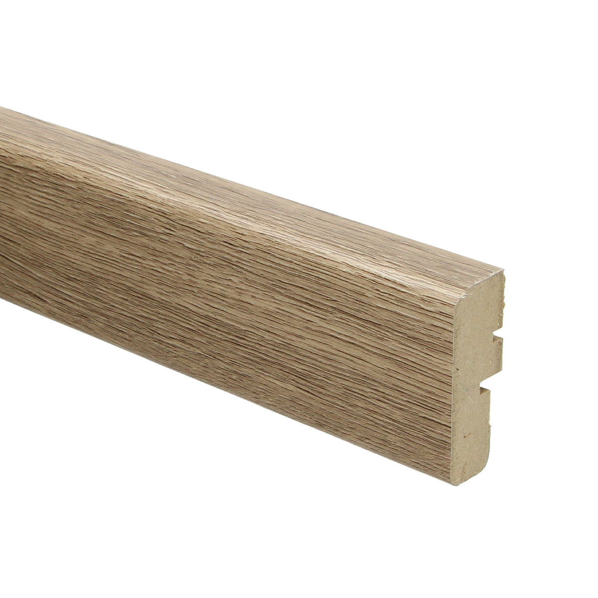 Nez de marche séparé chêne sable pour profil d'escalier 135x6cm