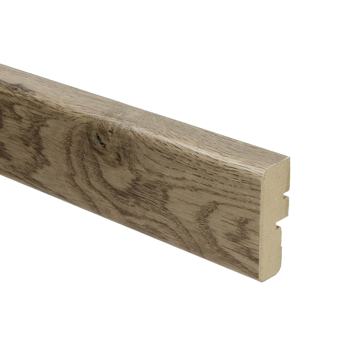 Nez de marche séparé chêne château pour profil d'escalier 270x6cm