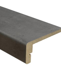 PP marche de sortie 278x13,2cm béton gris PRO
