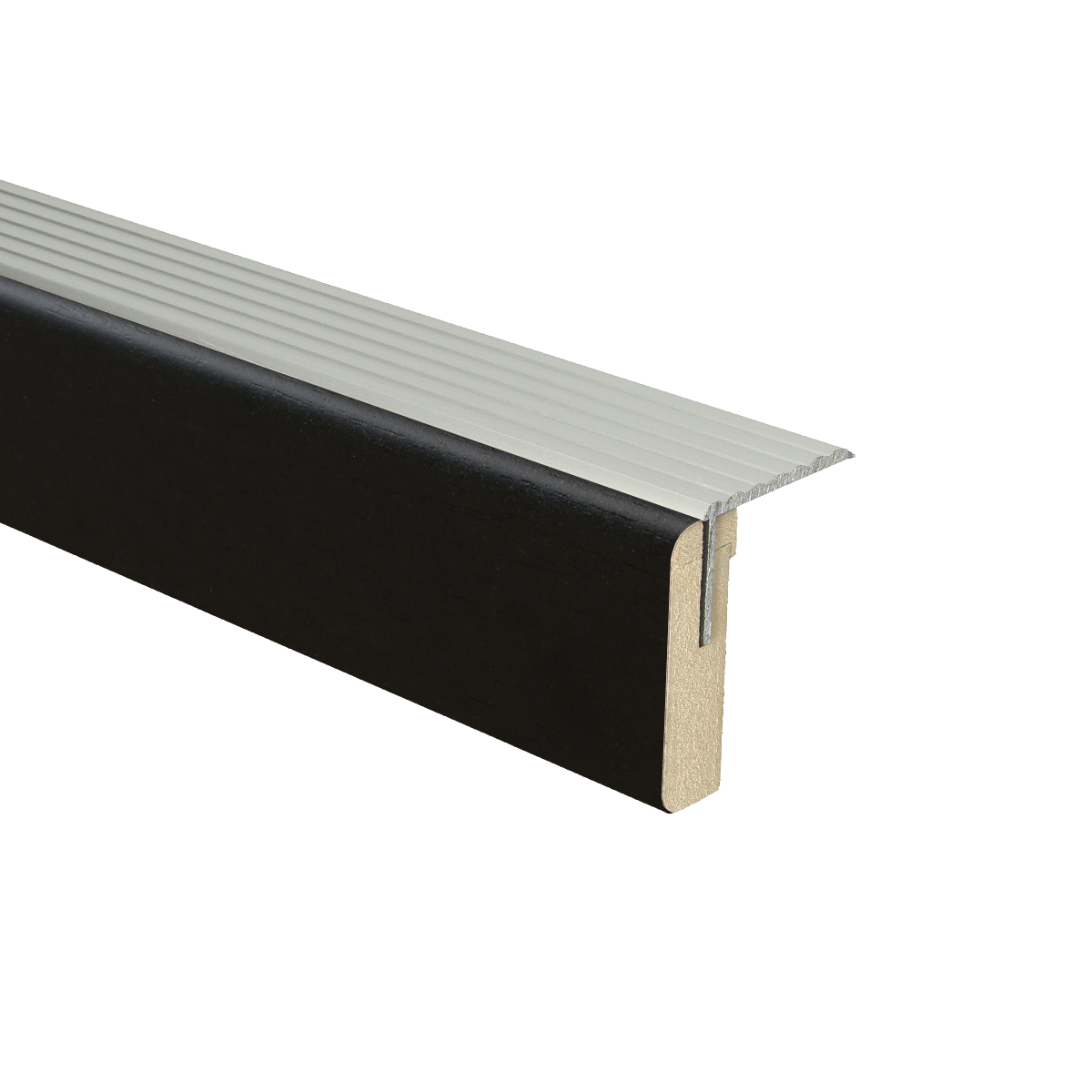 Marche d'arr. alu arg Vesuv Nr Gr d bois 136x5,7cm