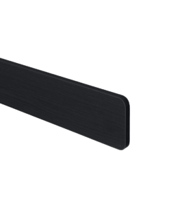 Couv. gauche 0,8x70x690mm Vesuv. Noir Grain de b.