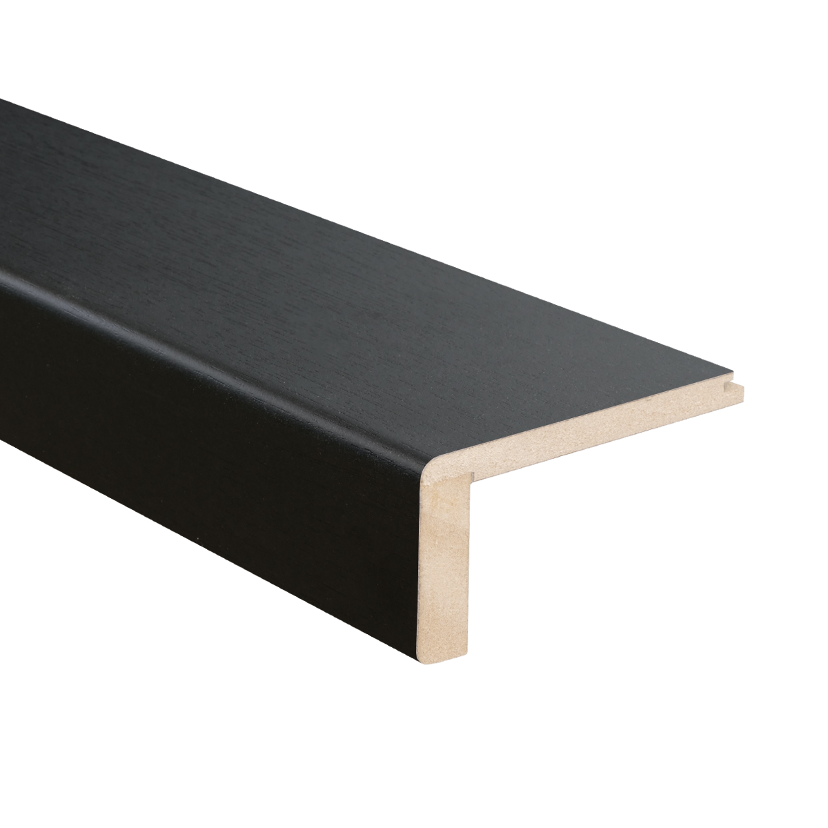 Sortie continue. Vesuvius Noir Bois 136x12,5cm NOUVEAU